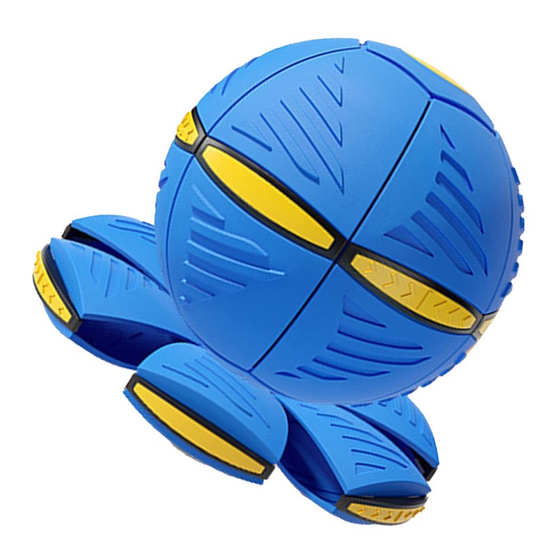 Magic Transformation Ball, Flying Saucer Ball, Shape Changeable (Blue)