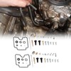 Motorcycle Carburetor Rebuild Kit with Gasket Spring Replacement for V