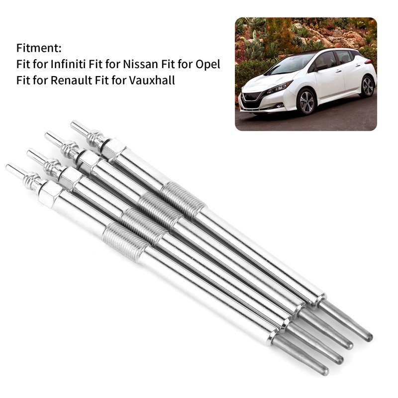 4pcs Heater Glow Plugs 93198468 2.0 DCI Replacement Accessory Part