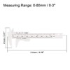 uxcell Vernier Caliper 80mm 3 Inch Metric Mini Double Scale