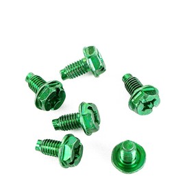 100 PCS Ground Screw, Electrical Panel Screws, Ground Screws for Electrical Box, Metal Outlet Box Grounding Screw