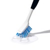 OXO Good Grips Dish Brush, Nylon Bristles with Built-in Scraper,