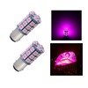 PA 2PCS 30SMD 5050 LED Light Bulbs, Pink, 12V, Easy