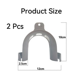 Pack of 2 washing machine hose holder, drain hose retaining arch, securing drain hose washing machine, hose holder, washing machine, drain hose guide, for washing machine, dishwasher