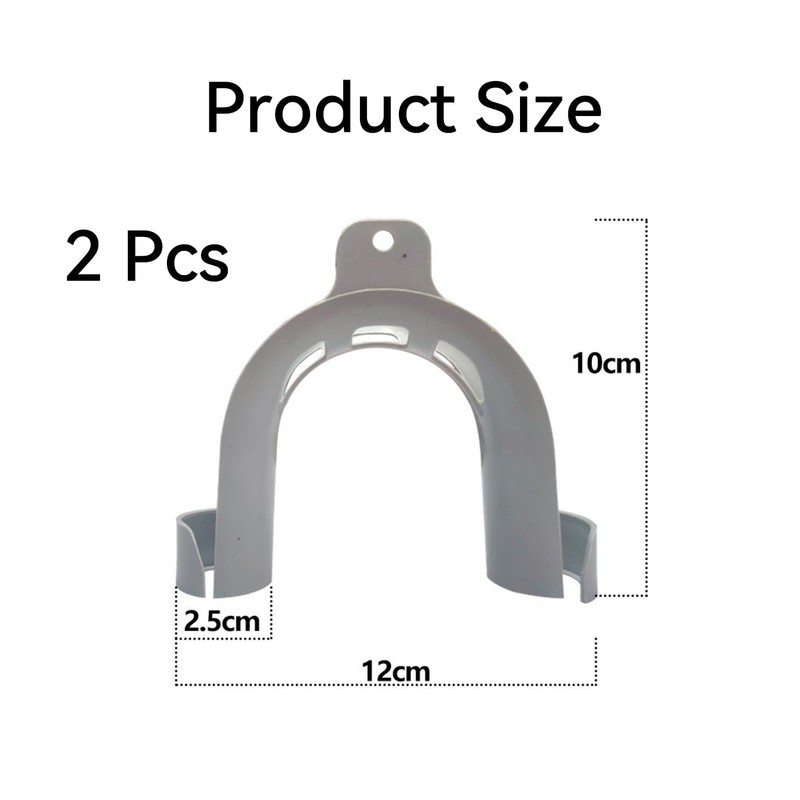 Pack of 2 washing machine hose holder, drain hose retaining