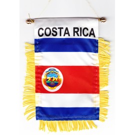 Costa Rica - Window Hanging Flag