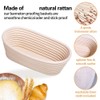 Zicojia Bread Making Kit, Proofing Baskets 10 Inch Oval Sourdough