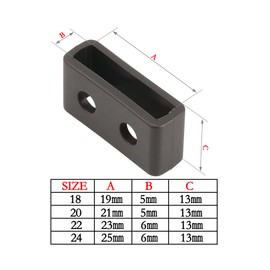 MCXGL Suitable for Resin Strap Keeper loop Replacement for Casio Watch Band Loop 3 packs (18mm)