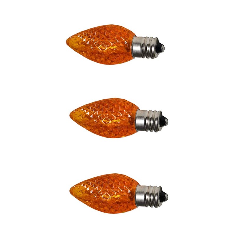 25 Pack C7 Led Replacement Bulbs, Commercial Grade 3 SMD