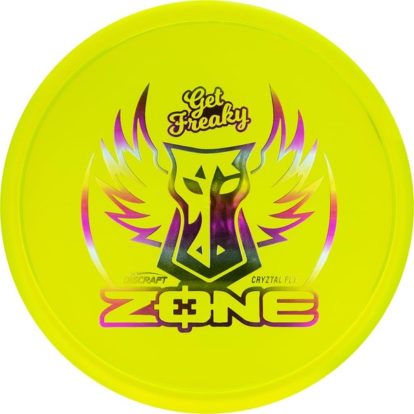 Discraft Crystal FLX Zone with Brodie Smith Get Freaky Stamp Putter Golf Disc, Colors May Vary