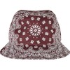 Flexfit Unisex Bucket Hat, cherry/white