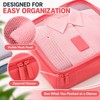 6-Piece Travel Packing Organizer Set for Luggage – Lightweight Reusable