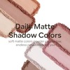KYDA Single Matte Eyeshadow, Nude Beige Brown Eyeshadow, Ultra-fine Smooth