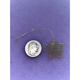 Sanrio Vintage 2000 Shinkansen Yellow Trinket Charm.