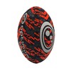 Optimum STREET RUGBY BALL - BLACK/ORANGE - SIZE 4