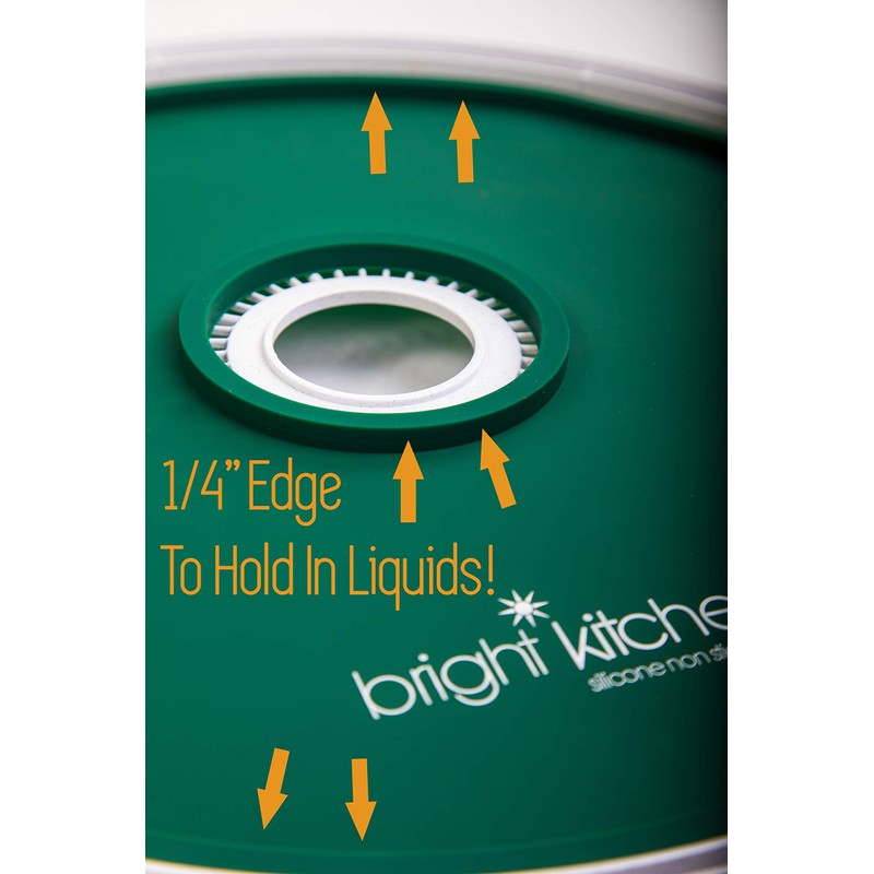 2 Fruit Leather Silicone Dehydrator Sheets with EDGES Compatible With