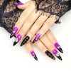 Dark Spider Handmade Nail Tips - Lipstick / 다크 스파이더