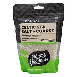 Honest to Goodness, Celtic Sea Salt - Coarse, 600 g - Abundant in trace minerals. Light sea-kissed flavour and texture contributes to its mineral magic.