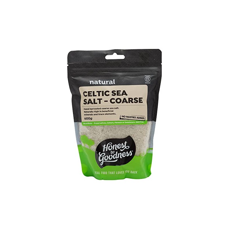 Honest to Goodness, Celtic Sea Salt - Coarse, 600 g