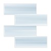 Tilingview 10PCS Peel and Stick Backsplash for Kitchen, 3"x 9"