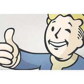 Fallout 4 - Gaming Poster/Print (Vault Boy) (Size: 36 inches x 24 inches)