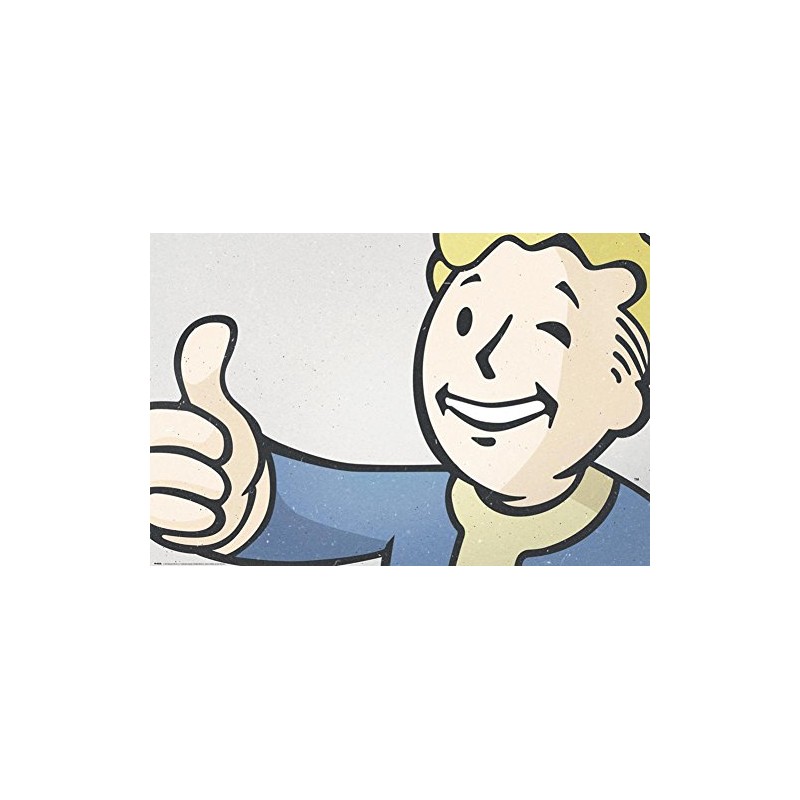Fallout 4 - Gaming Poster/Print (Vault Boy) (Size: 36 inches