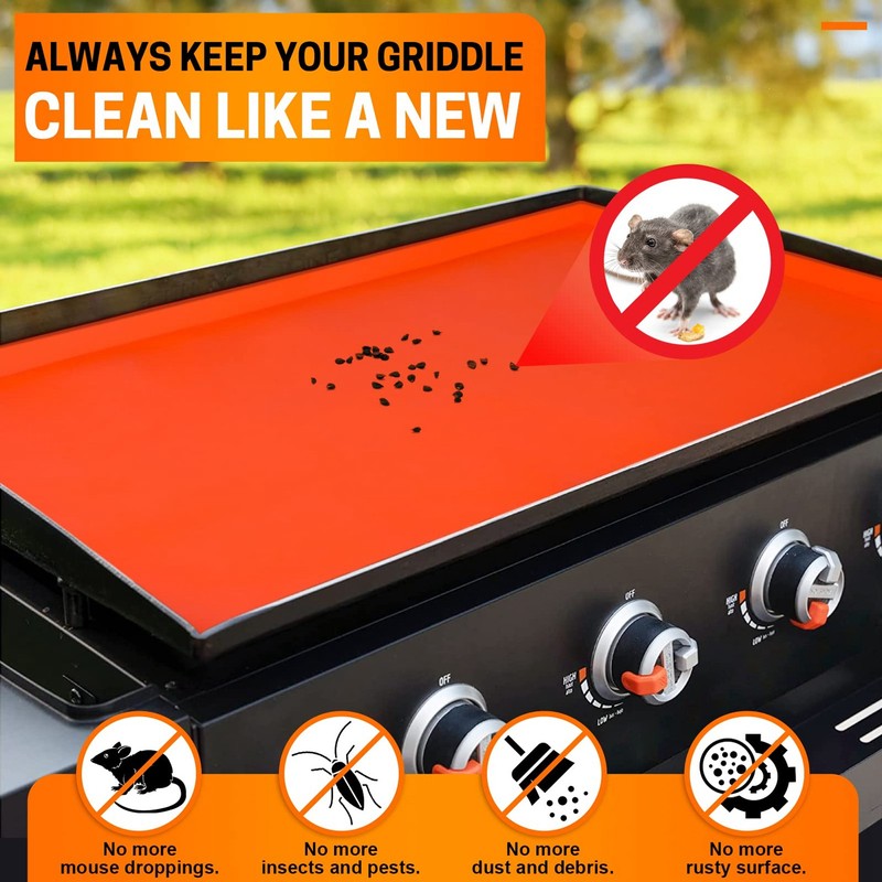 Griddle Mat Silicone Grill Cover Protective Grill Cover BBQ Grill