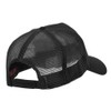 Trainer Red Poke Monster Embroidered Mesh Cap - Black OSFM