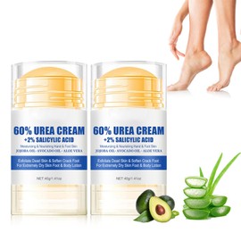 Hydrating and Anti-Cracking Foot Cream, Pack of 2 Moisturising and Cracking Foot Cream, Anti-Cracking Foot Cream, Foot Repair Cream, Relieves Extreme Dryness and Cracking of the Feet