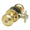 Copper Creek CK2040PB Colonial Knob, Keyed Entry Function, 1 Count, Polished Brass Finish