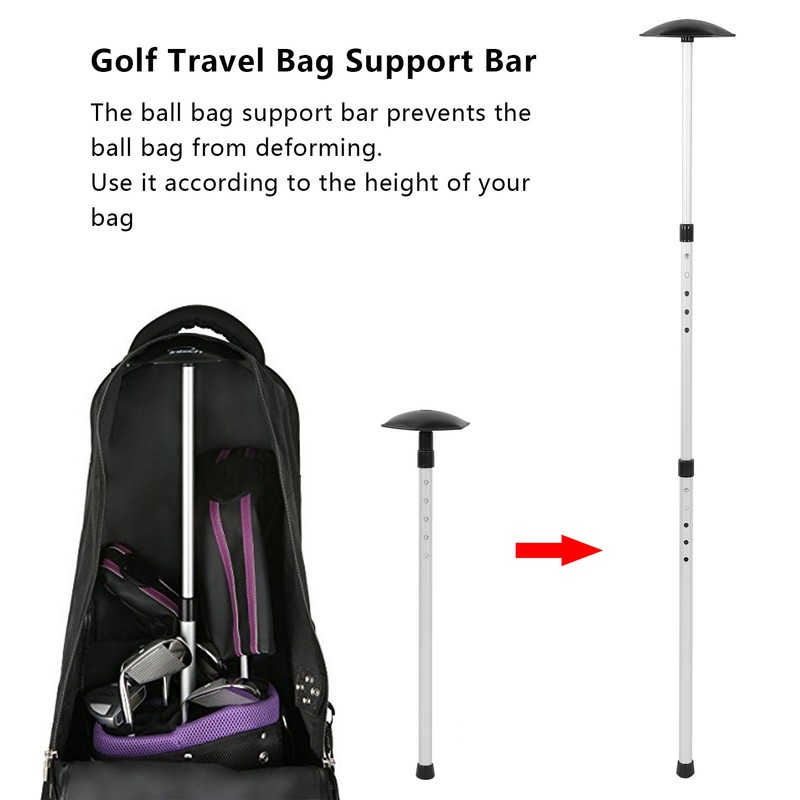 Flexible Golf Travel Bag Support Rod Bar Stiff Arm for