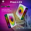 ICOLER Prism4 EX X3 120mm ARGB Case Fan,Infinity Mirror RGB