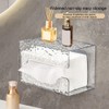 1 x Elegant Multifunctional Glacier Pattern Wall Mounted Tissue Box
