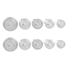 Tapón De Drenaje De Goma con Anillo para Lavabo Y Fregadero 1.96X1.96X0.51In Sellado Seguro Y Fácil De Usar para Baño Y Cocina Paquete De 10