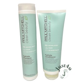 Paul Mitchell Clean Beauty Hydrate Shampoo & Conditioner, 8.5oz. DUO!!!
