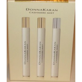 3 Donna Karan Cashmere Mist Eau de Parfum & Toilette Travel Spray Set 0.34 Oz
