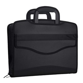 Business Document Bag Messenger Work Briefcase Waterproof Fabric Expanding File Folder Tote Travel Portfolio Document Holder Laptop Handbag Expanding Briefcase File Bag Case for Meeting Office & Home