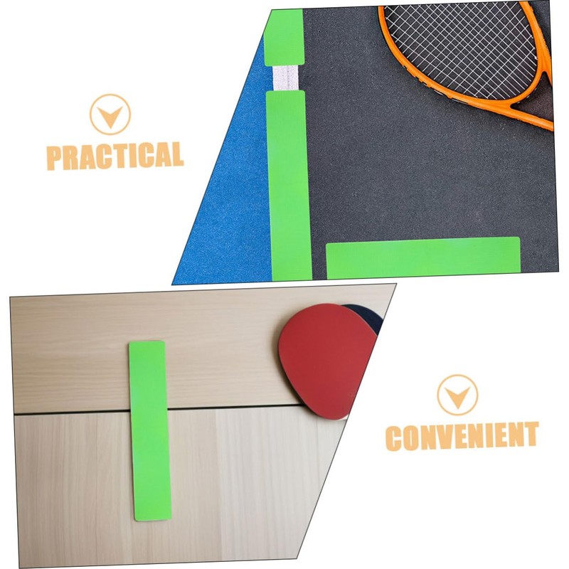 WOONEKY 6pcs Flat Rectangular Court Line Boundary Marker Set with