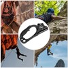 Outdoor Mountaineering Climbing Left Hand Rappelling Gear Equipment Rope Clamp