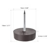 sourcing map Furniture Feet Nail Plastic Glide Nails Chair Table