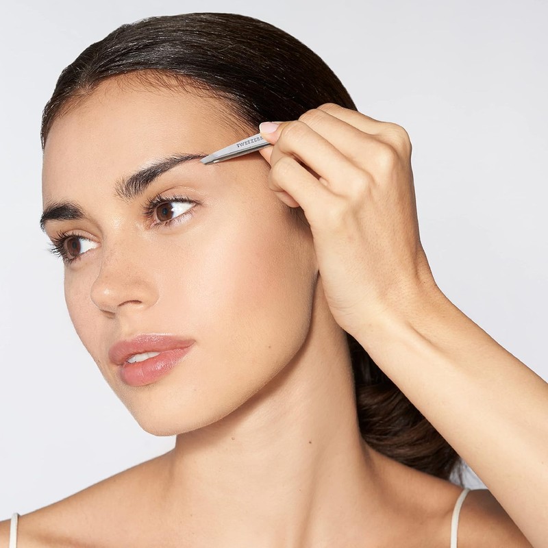 Tweezerman Slant Tweezer Model No. 249-R, Stainless Steel