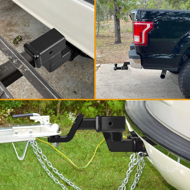 Nilight Trailer Hitch Extension Riser for 2 Inch Receiver with