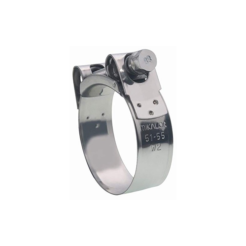 Mikalor W2 59-63 Supra Stainless Steel Pipe Clamp Hose Clamp