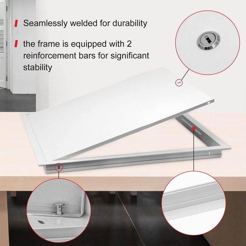 Thicken 1mm 18 x 18 Access Panel for Drywall,Attic Door,