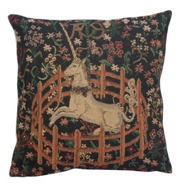 Charlotte Home Furnishing Inc. Belgium Cushion Cover - Medium, 16.00 in. x 16.00 in. | Unicorn