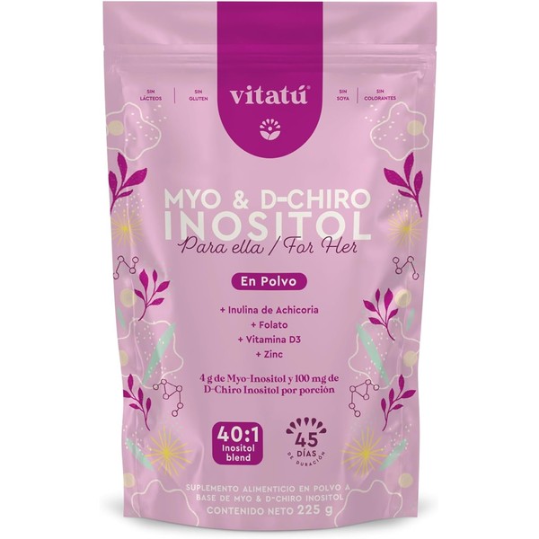 Vitatú | Myo Inositol & D-Chiro Inositol mezcla ideal 40:1