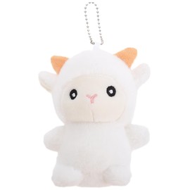Alasum Lamb Keychain Little Lamb Keychain Pendant Beautiful Keychain Decoration Backpack Charm Keychain Cute Pendant Key Ring Decor Plush White
