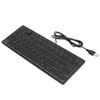 64 Keys RGB Backlit Keyboard USB Wired Gaming Keyboard Portable