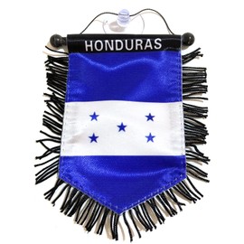 Honduras Flags for Cars Sticker Decals Accessories Hanging Window Stickers for Cars Homes Honduran Flag Design Style Value Pack