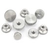 CONPHERON M8 Knurled Nuts Blind Hole Knurled Thumb Nuts 304